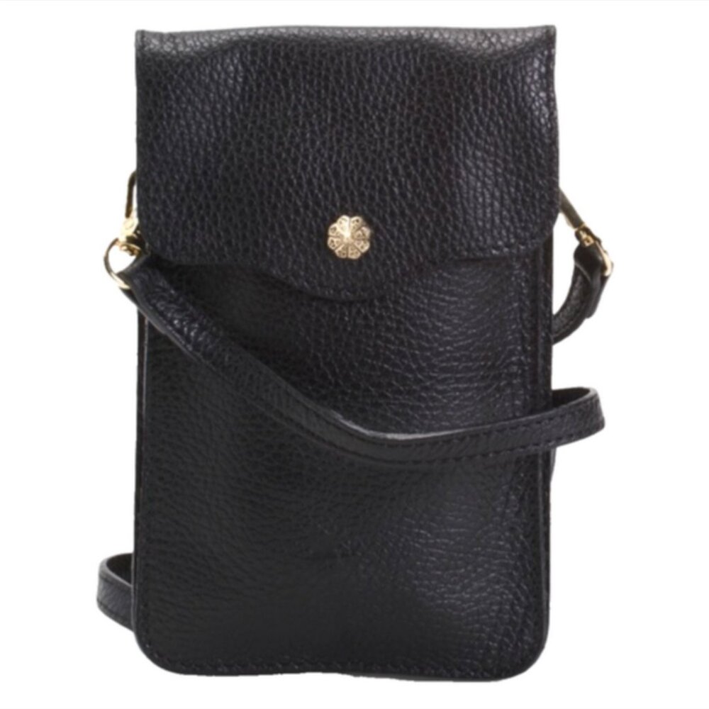 Isadora Leather Phone Crossbody Bag
